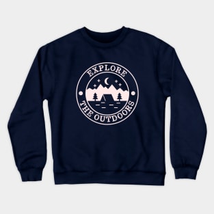 Vintage I love to explore outdoors Crewneck Sweatshirt